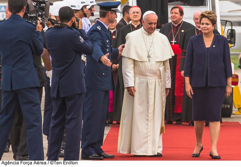 Aquário do Rio, o que você precisa saber para visitar 5 Visita do Papa Francisco ao Brasil. Na foto com a Presidente Dilma.