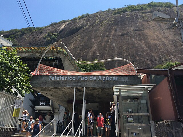 Pão de Açúcar, Rio de Janeiro tudo o que você precisa saber 5 Entrada do teleférico Pão de Açúcar, Rio de Janeiro.