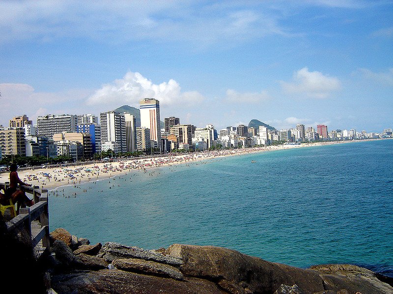 Praia do Leblon, Rio de Janeiro: Um Guia Completo 4 Foto da praia do Leblon vista pelo Mirante do Leblon.