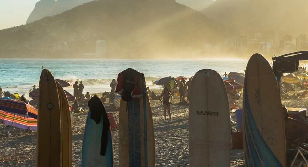 Previsão do tempo em Rio de Janeiro próximos dias. 7 praia pranchas rio