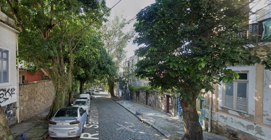 O Que Fazer em Santa Teresa: Dicas Imperdíveis no Rio de Janeiro 5 Foto google maps, ruas de Santa Teresa.