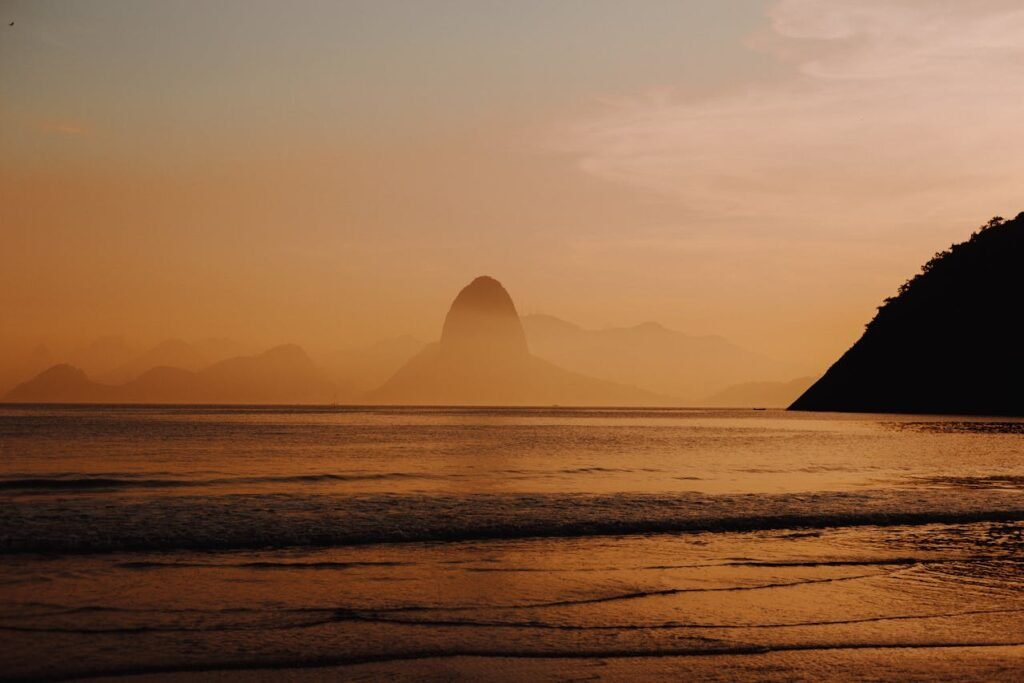 Pão de Açúcar, Rio de Janeiro: Guia Completo 8 Foto do por do sol, Rio de Janeiro.